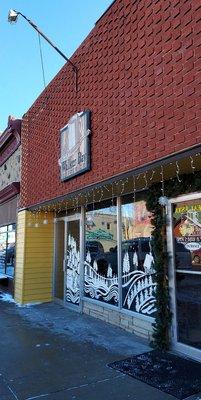 Coffee shop storefront