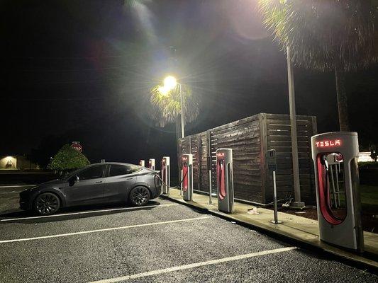 Tesla Supercharging Station