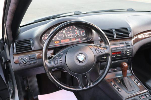 04' BMW e46 - immaculate interior work. Not shiny or slippery.