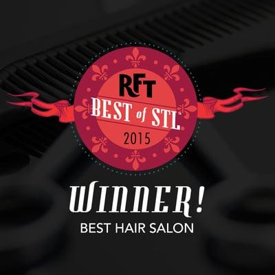 Awarded Best Hair Salon by Riverfront Times!