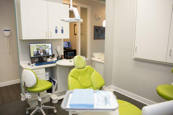 Modern and comfortable treatment room