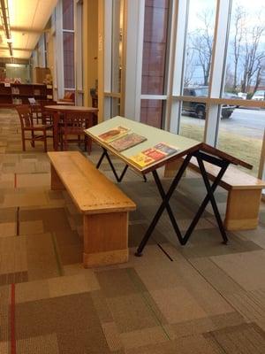 Children's reading bench