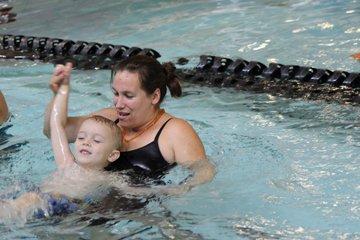 Swim lessons for all ages.