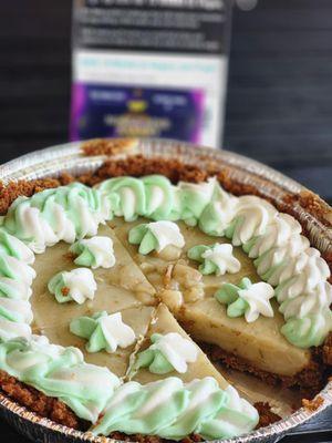 Key lime pie with cream cheese icing!