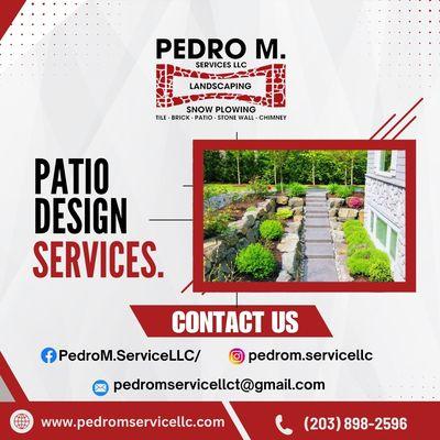 Transform your patio into a dreamy oasis with Pedro M. Service LLC!