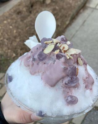 Ube bingsu