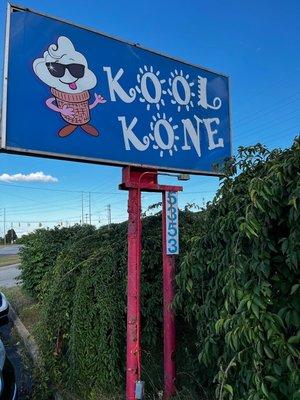 Kool Kone sign