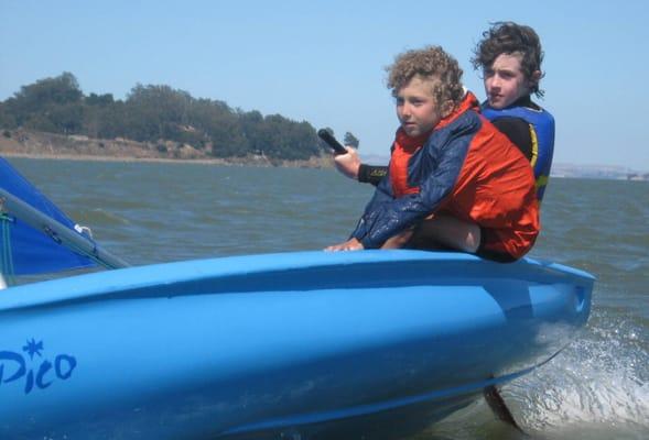 Summer Youth Camp Sailing at Marin Yacht Club