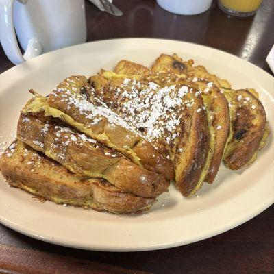 Cinnamon raisin French toast