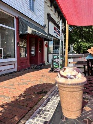 Summer special: strawberry chocolate  frappe