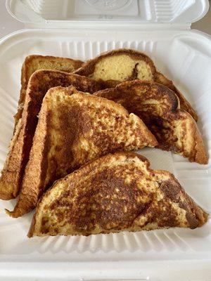 3 Thick French Toast (requested no powdered sugar)