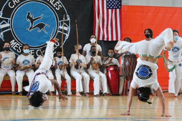 Discover your creativity through capoeira's movement, dance, and acrobatics