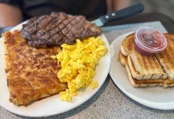 Ribeye Steak and Eggs