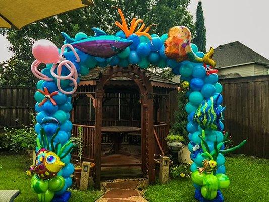 Under the Sea Balloon Arch