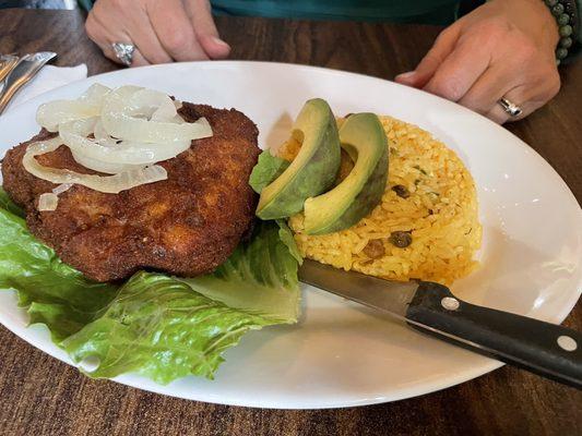 Fried pork chop