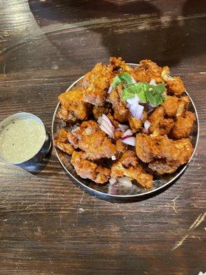 Gobi 65 . Fried cauliflower .