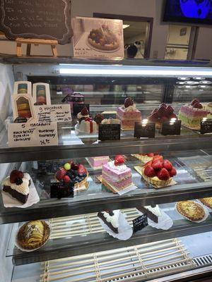 Beautiful pastry display