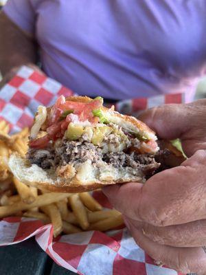 This is what is left of the best burger in GR! This restaurant is amazing.