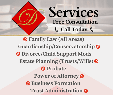 This is a list of services offered from Dynasty Legal.