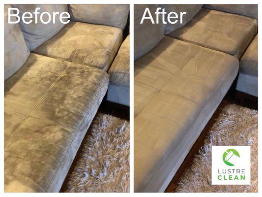 My customer was hoping they could get a little bit more use out of their beloved family couch of 10 years. Happy to help!