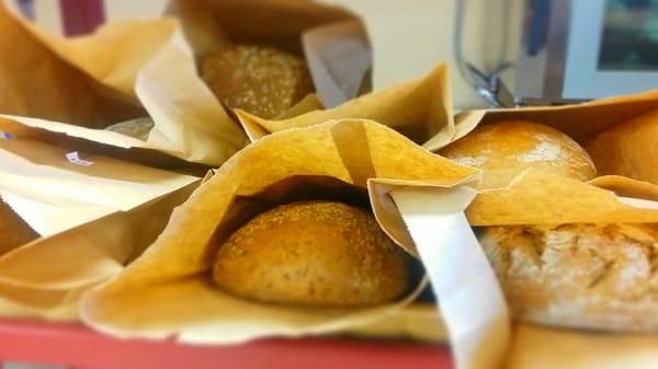 Fresh baked breads