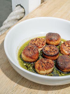 Love Scallops? Yeah, us too. Reserve your dinner table now for our Autumn set.