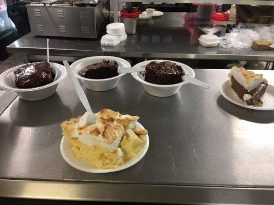 Home made desserts- get them while they last