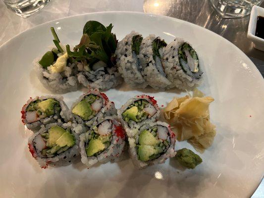 California and Boston Roll