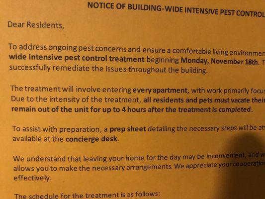 Greystar property management at its finest!!! What is everyone supposed to do with their pets for 4 hours???