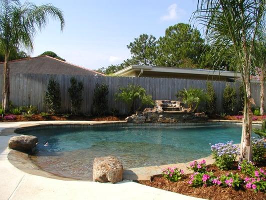 Pool and Landscaping in Lakeview, New Orleans