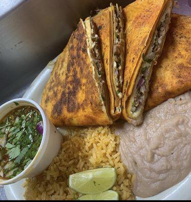 mega quesadilla birria quesadilla