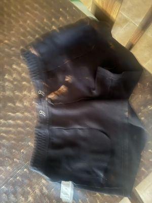 Yoga shorts damaged with chemicals used in shower stalls!