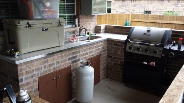 Outdoor Kitchen After