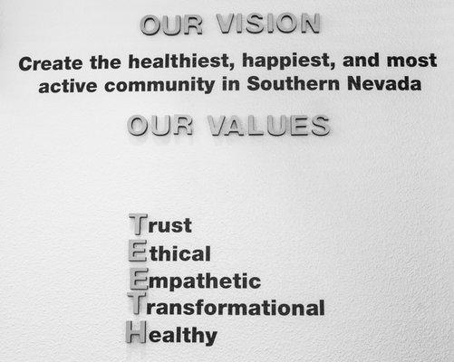 Our Vision and Values Statements