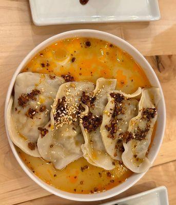 Spicy Shrimp Dumplings