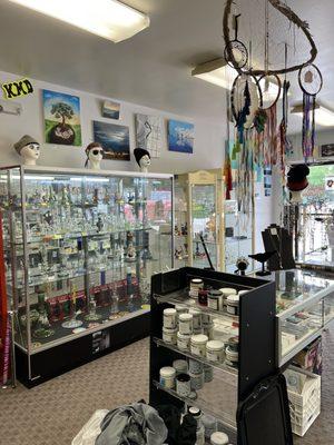 Plenty of glass items to choose from