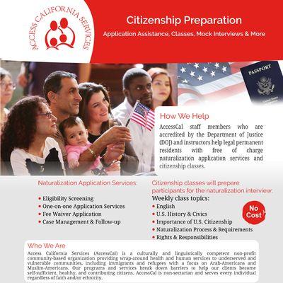 A friendly community reminder that you can still register for our Citizenship Classes! Please call our office at (714) 917-0440 or email Dia