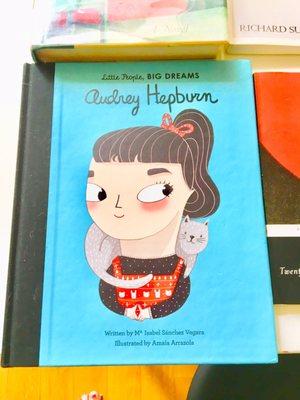 Adorable children's book about Audrey Hepburn and part of a series inspiring young girls and tweens!