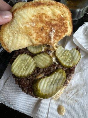 Smash burger, it's huge!