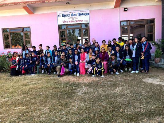 Sponsored children from Hitauda School, Nepal