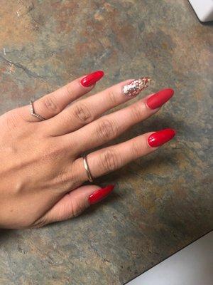 Gel polish on natural nails!