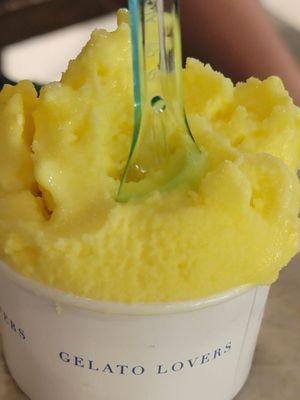 Justin's lemon sorbet