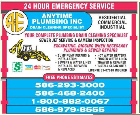 A&E Anytime Plumbing, Inc