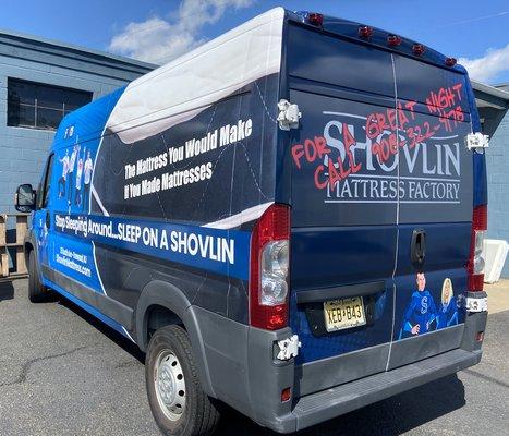 You might have seen our custom van around town making deliveries.