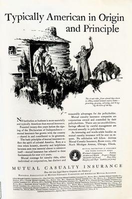 Full page advertisement in National Geographic 1930