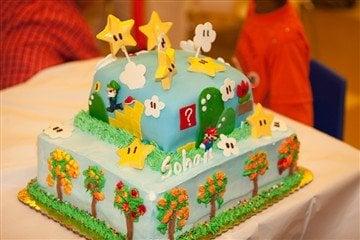 Super Mario cake