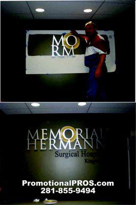 3D Wall Lettering for offices and Lobbies.