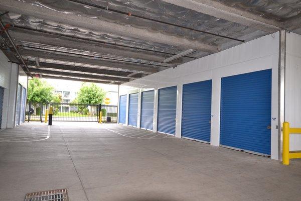 Drive up access storage units