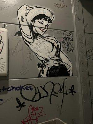 Ladies room at the Mercury Lounge