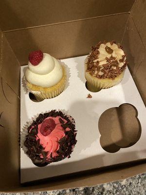 Chocorazz, tres leches, and dulce de leche cupcakes $4.70 each